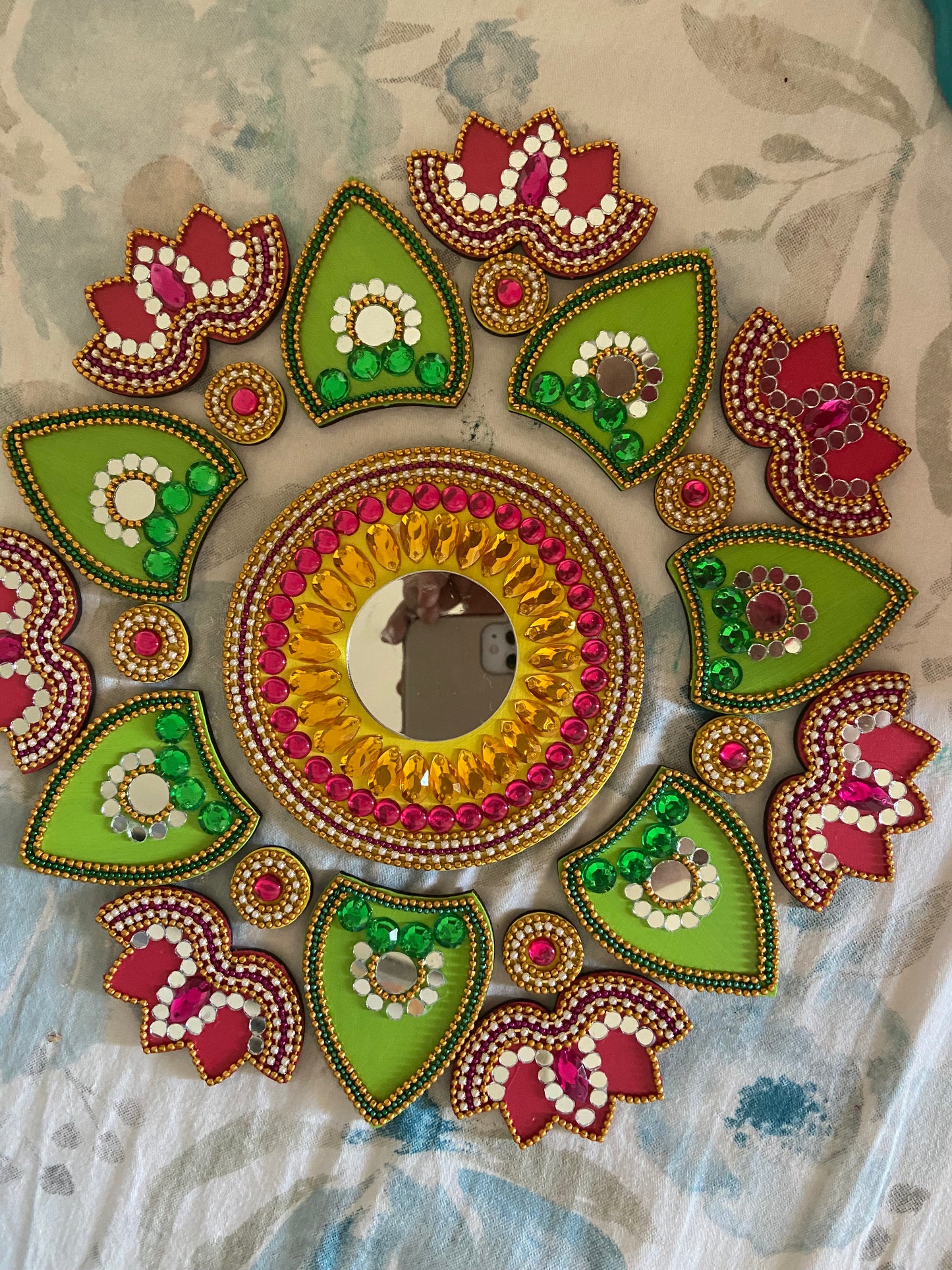 Wooden Rangoli