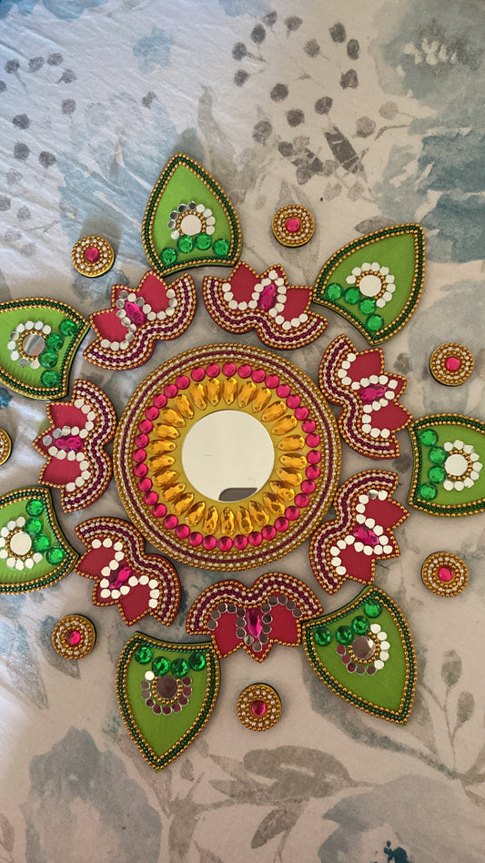 Wooden Rangoli